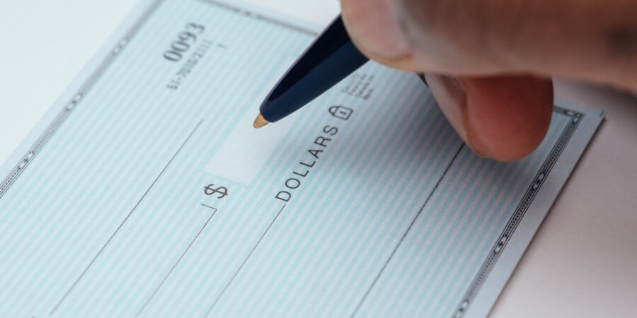 Executive Order 14247, writing paper check