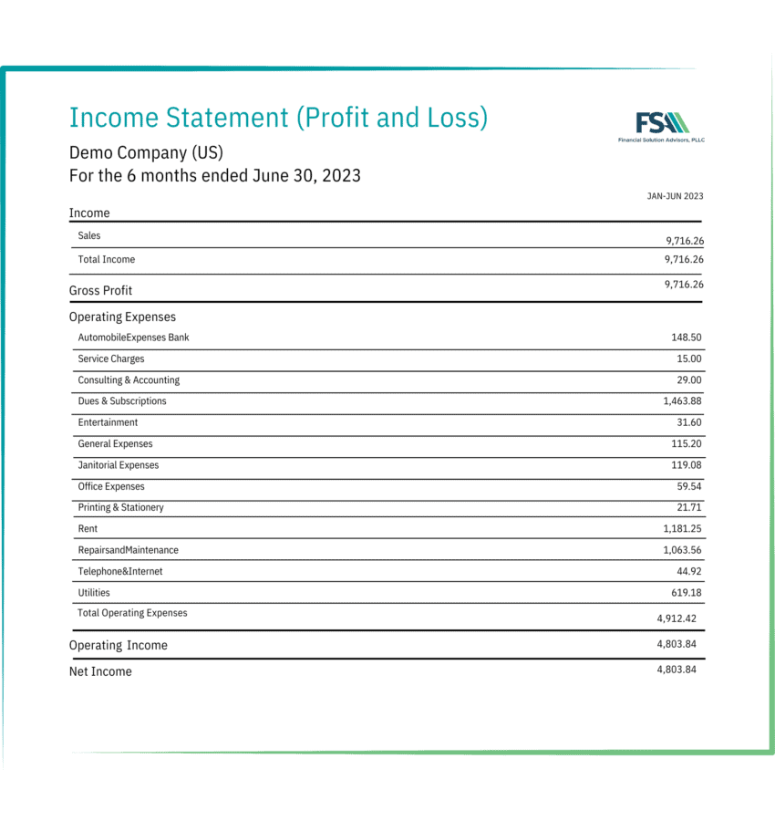 Income Statement